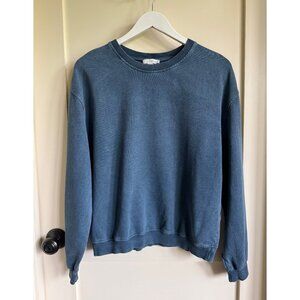 Topshop Crewneck Sweatshirt Denim Medium